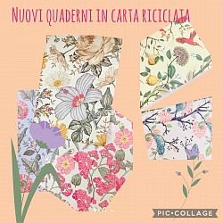 Nuovi quaderni in carta riciclata