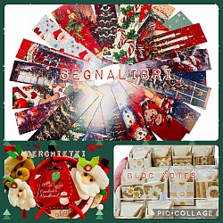 Idee regalo Natale segnalibri cerchietti bloc notes