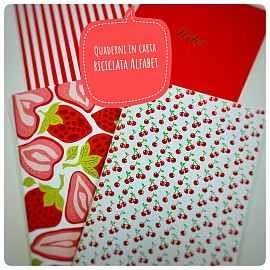 Alfabet quaderni carta riciclata cartoleria savigliano
